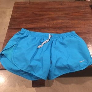 Nike electric blue tempo shorts dry fit medium